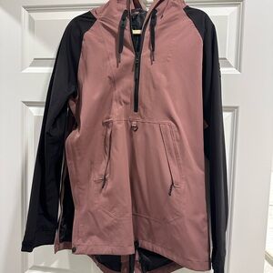 Two-Tone Hooded Jacket